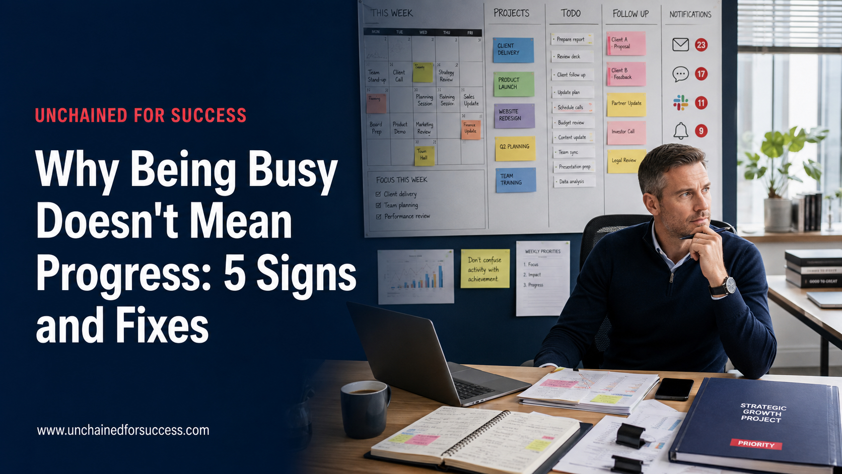 Why Being Busy Doesn't Mean Progress: 5 Signs and Fixes